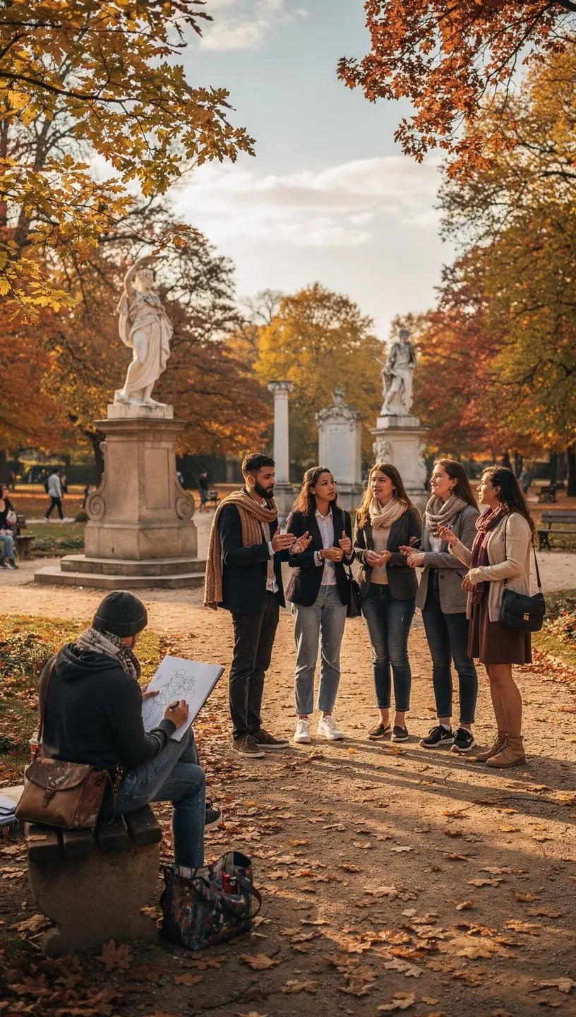 Ein Gemälde, das eine Szene aus Goethes Faust darstellt.